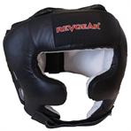 Leather Headgear with Cheek Guard (No...